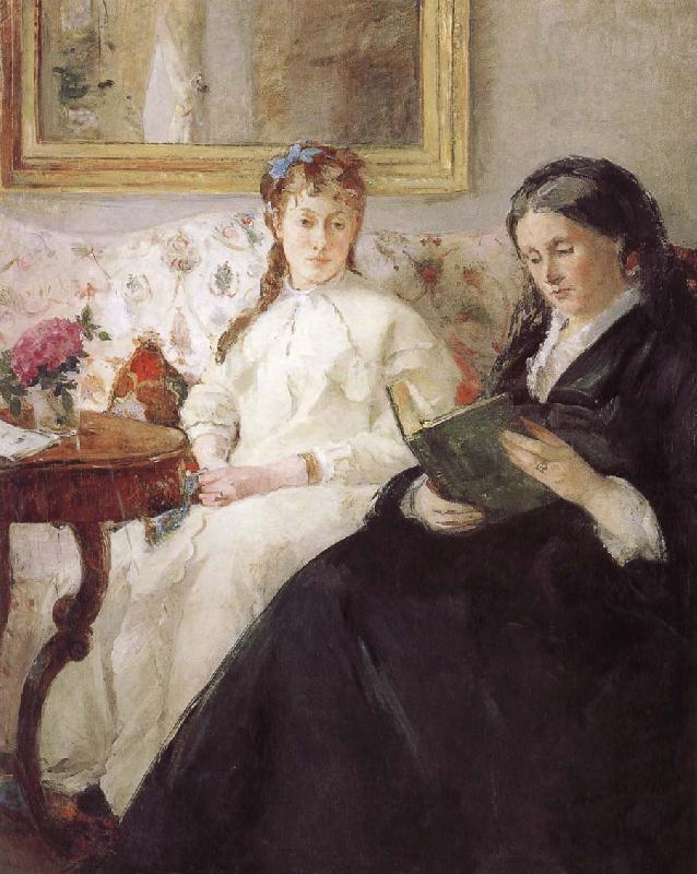 Berthe Morisot Artist-s monther and his sister Sweden oil painting art